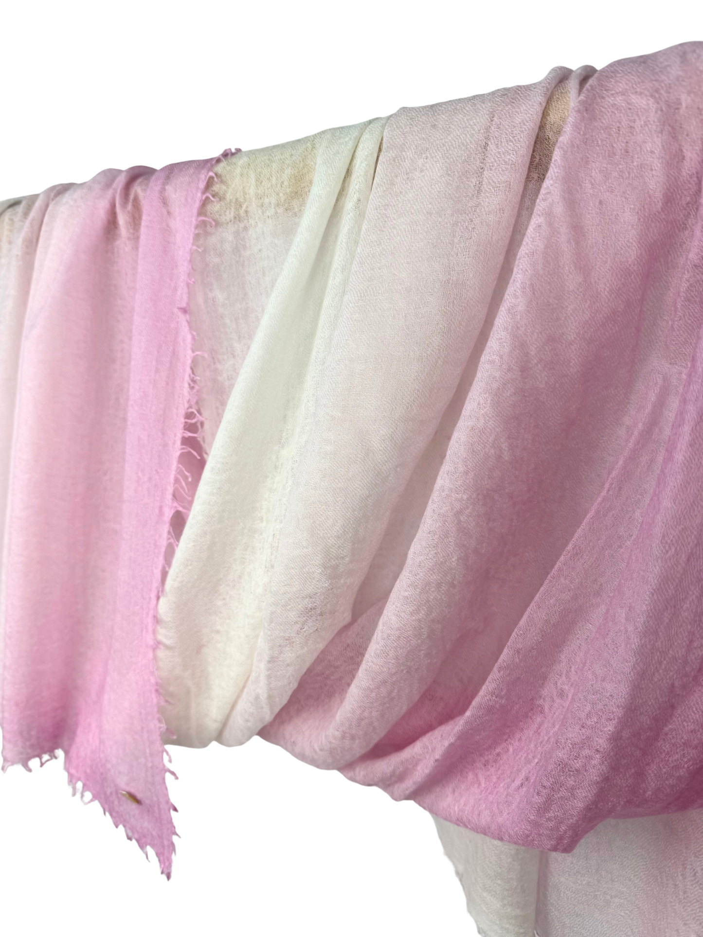 Shamina 100% finest Baby Cashmere Rose / Baby Rose / White