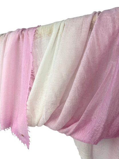 Shamina 100% finest Baby Cashmere Rose / Baby Rose / White
