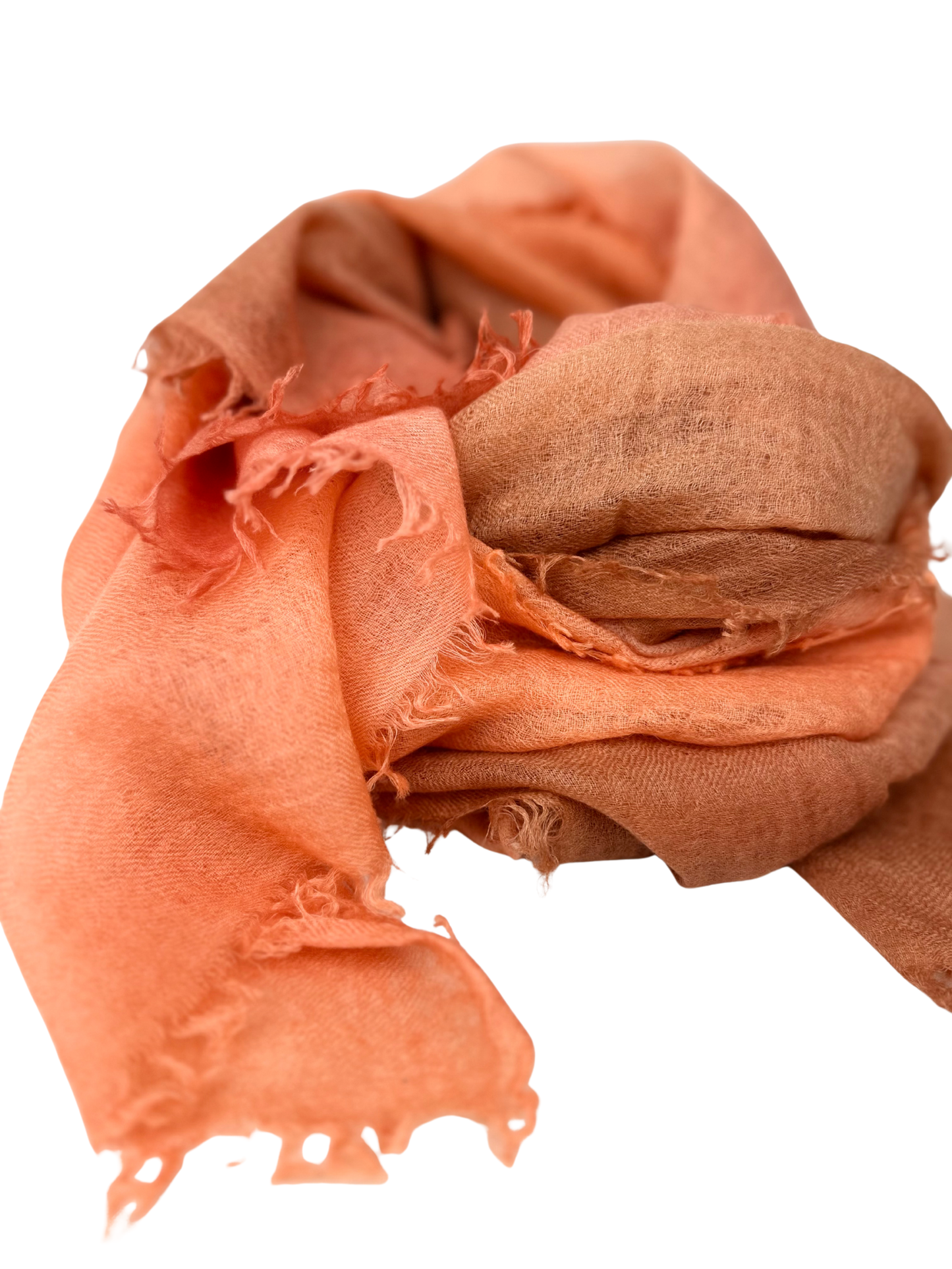 Shamina 100% finest Baby Cashmere Burned Orange / Orange / Apricot