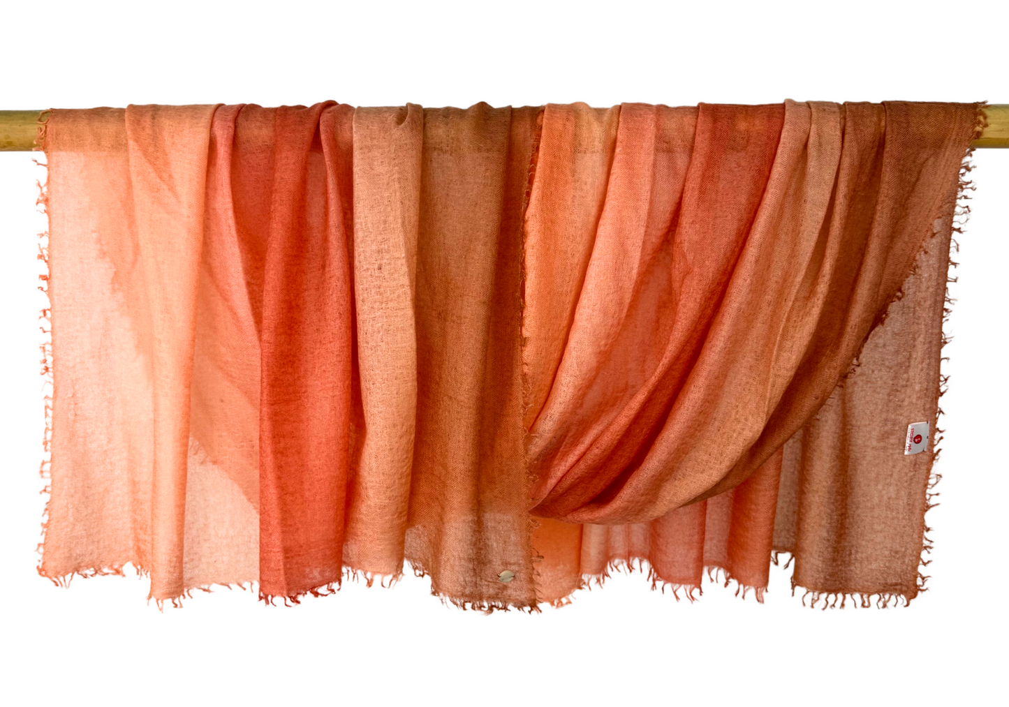 Shamina 100% finest Baby Cashmere Burned Orange / Orange / Apricot