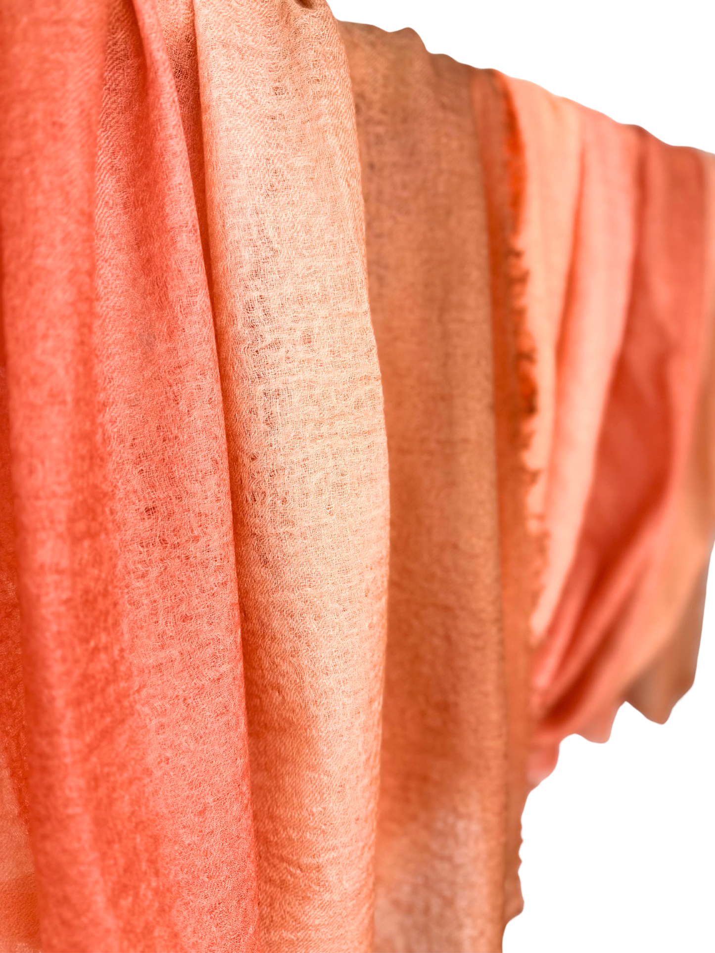 Shamina 100% finest Baby Cashmere Burned Orange / Orange / Apricot