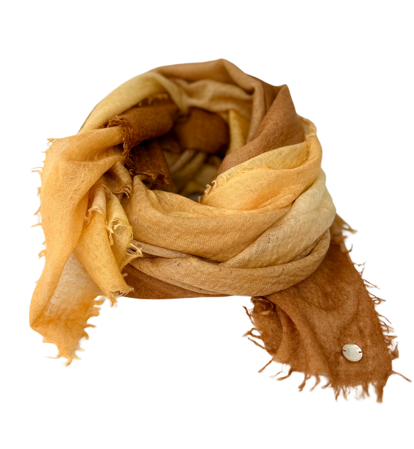 Shamina 100% finest Baby Cashmere Brown/ Orange / Mandarin