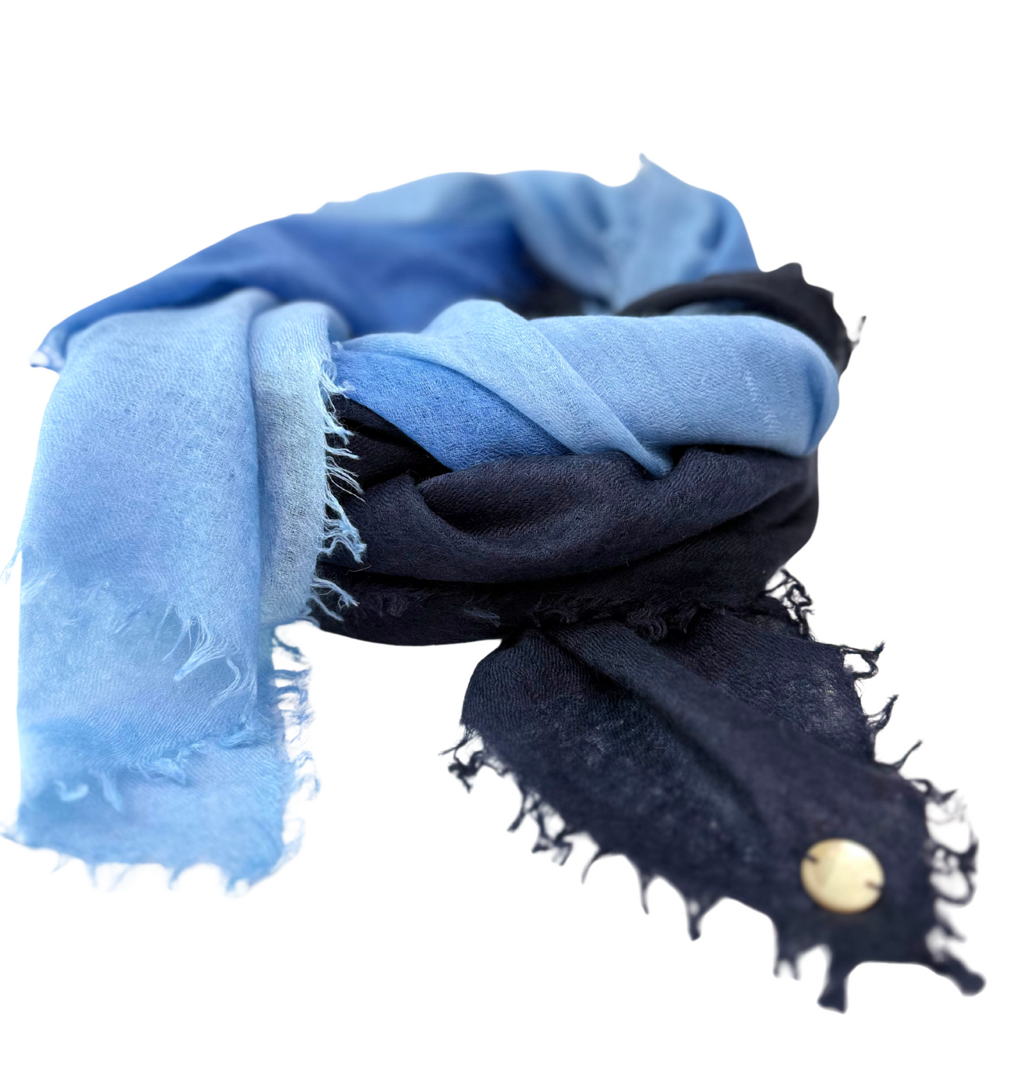 Shamina 100% finest Baby Cashmere Navy Blue / Blue / Light Blue