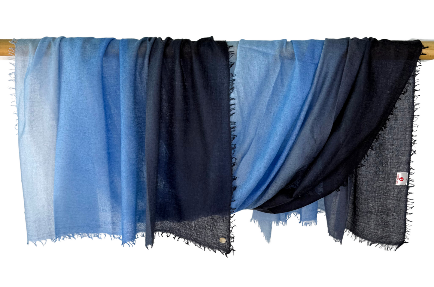 Shamina 100% finest Baby Cashmere Navy Blue / Blue / Light Blue