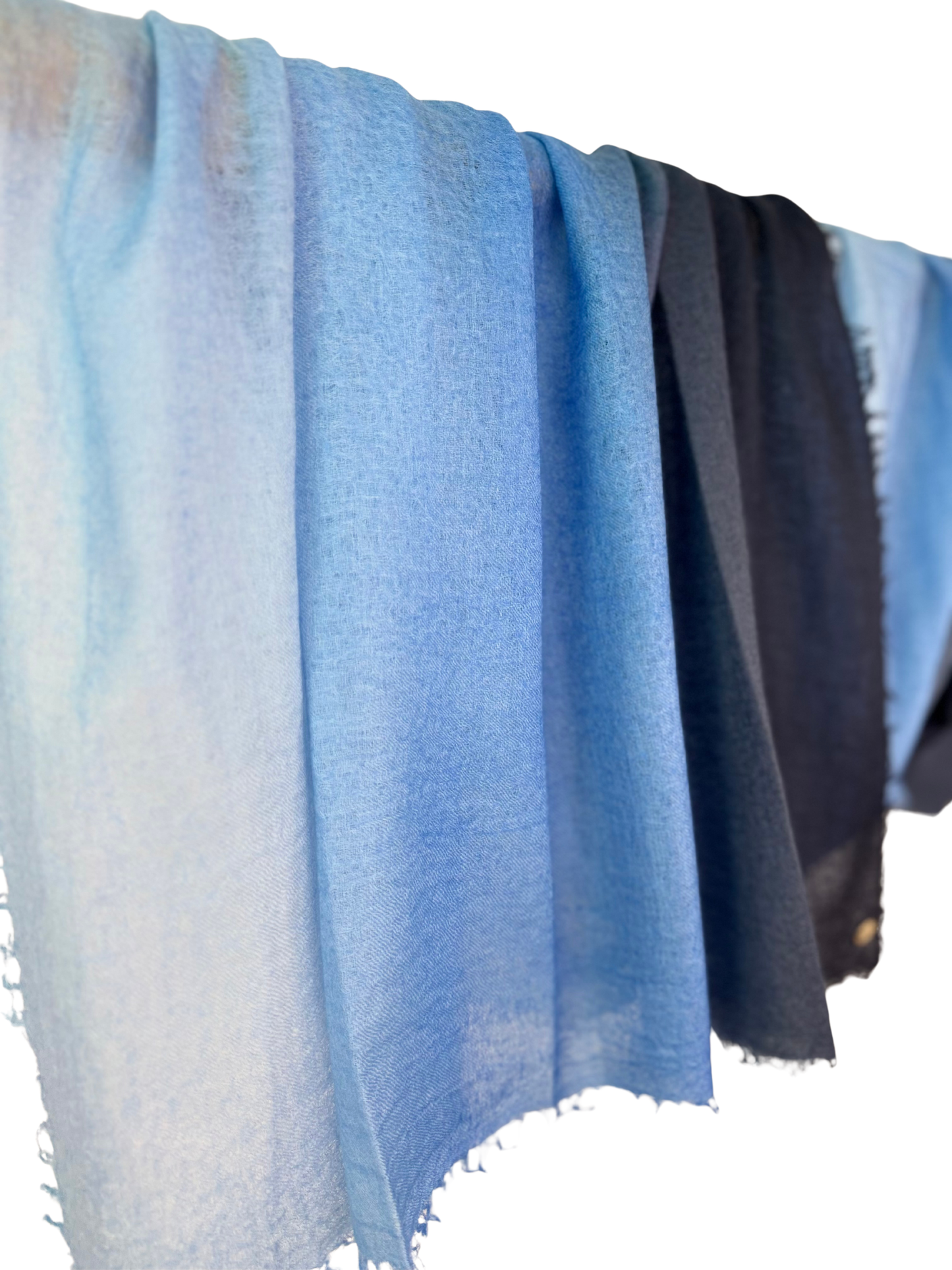 Shamina 100% finest Baby Cashmere Navy Blue / Blue / Light Blue