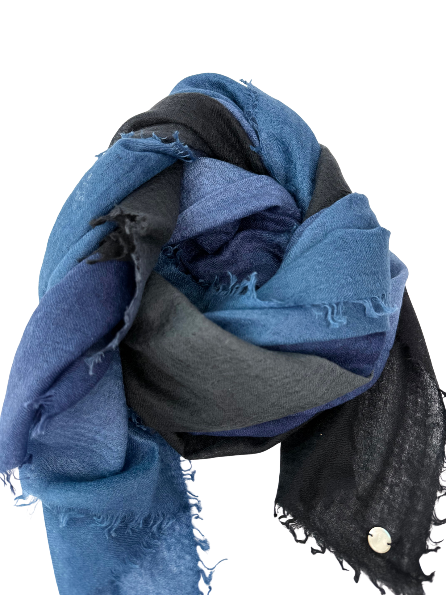 Shamina 100% finest Baby Cashmere Black / Navy Blue / Blue