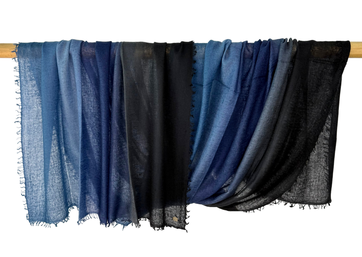 Shamina 100% finest Baby Cashmere Black / Navy Blue / Blue