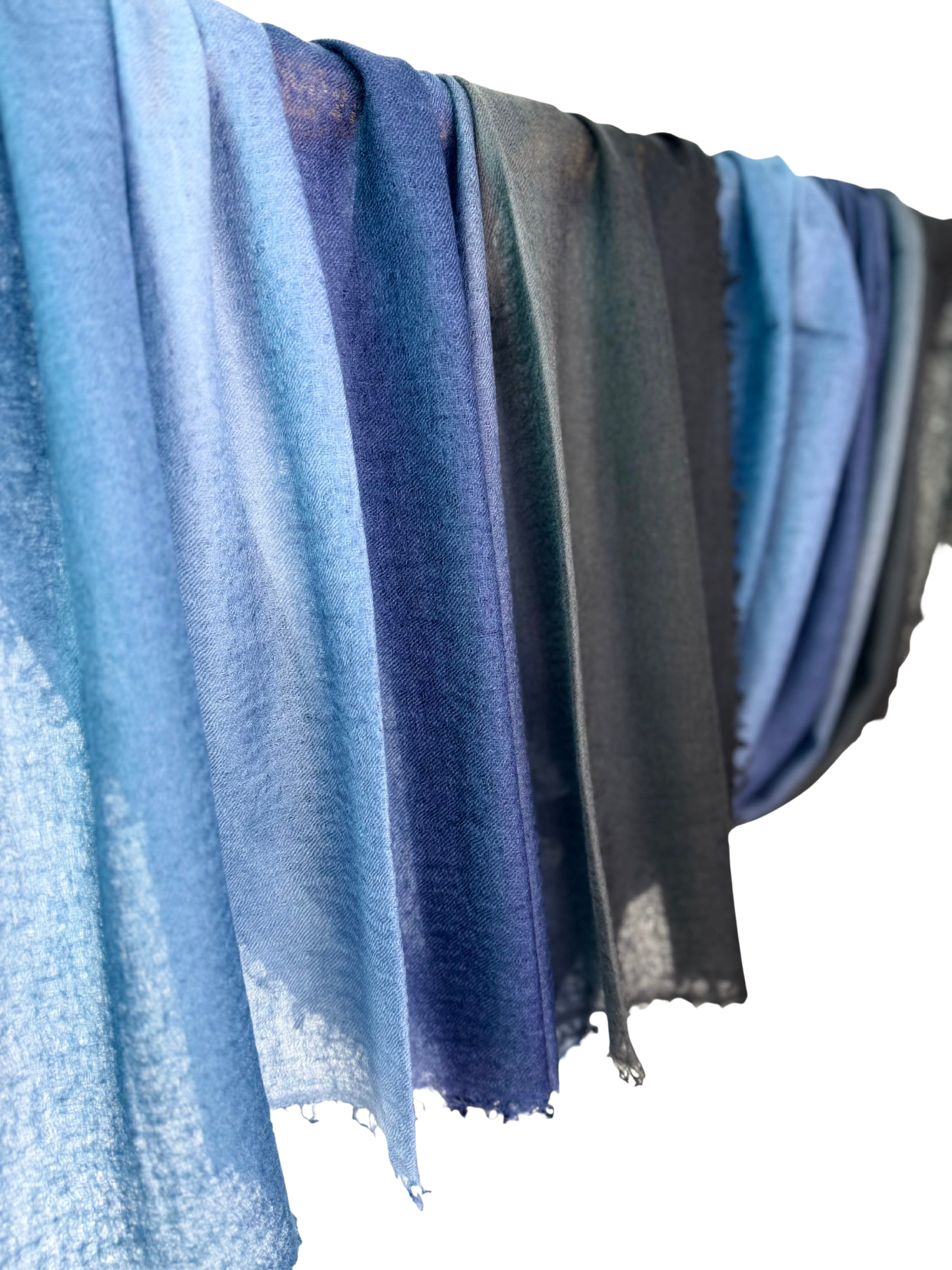 Shamina 100% finest Baby Cashmere Black / Navy Blue / Blue