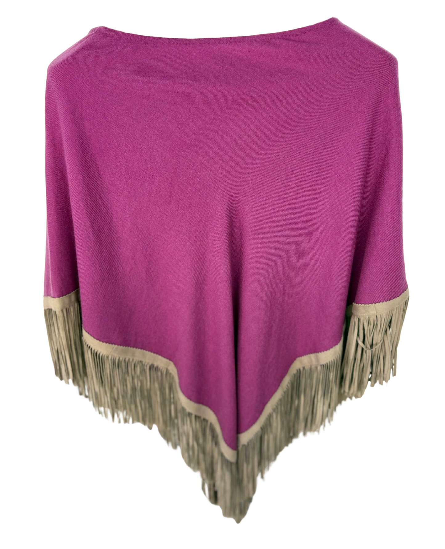 Classic Poncho Magenta