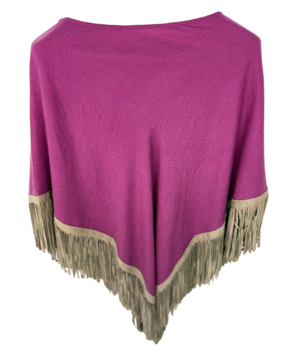 Classic Poncho Magenta