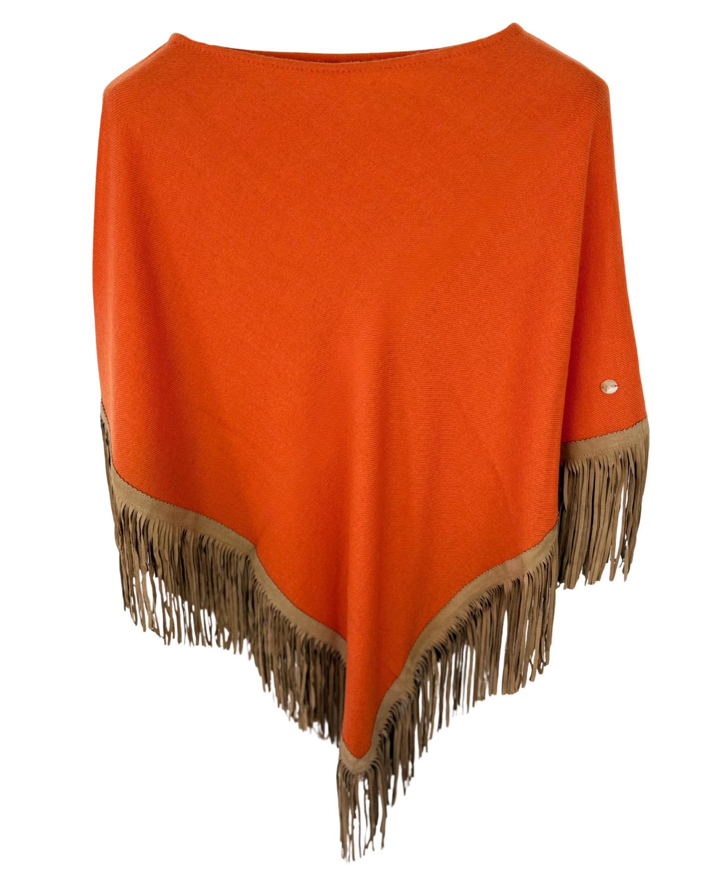 Classic Poncho Orange
