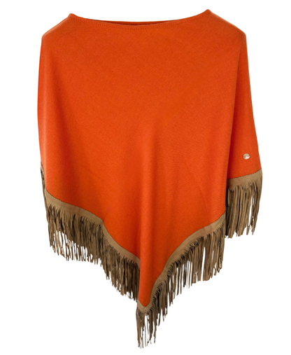 Classic Poncho Orange