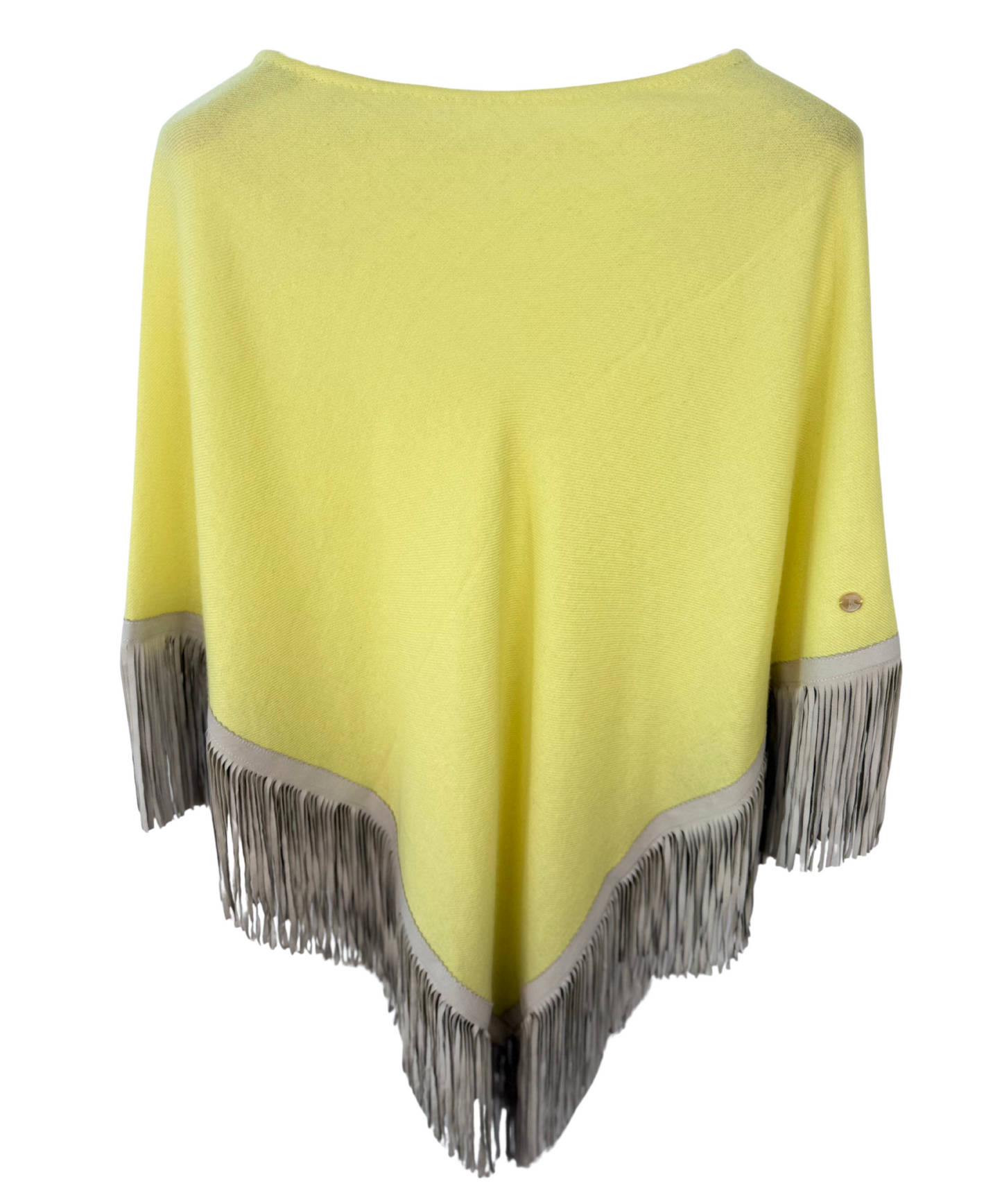 Classic Poncho Light Yellow