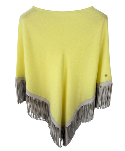 Classic Poncho Light Yellow