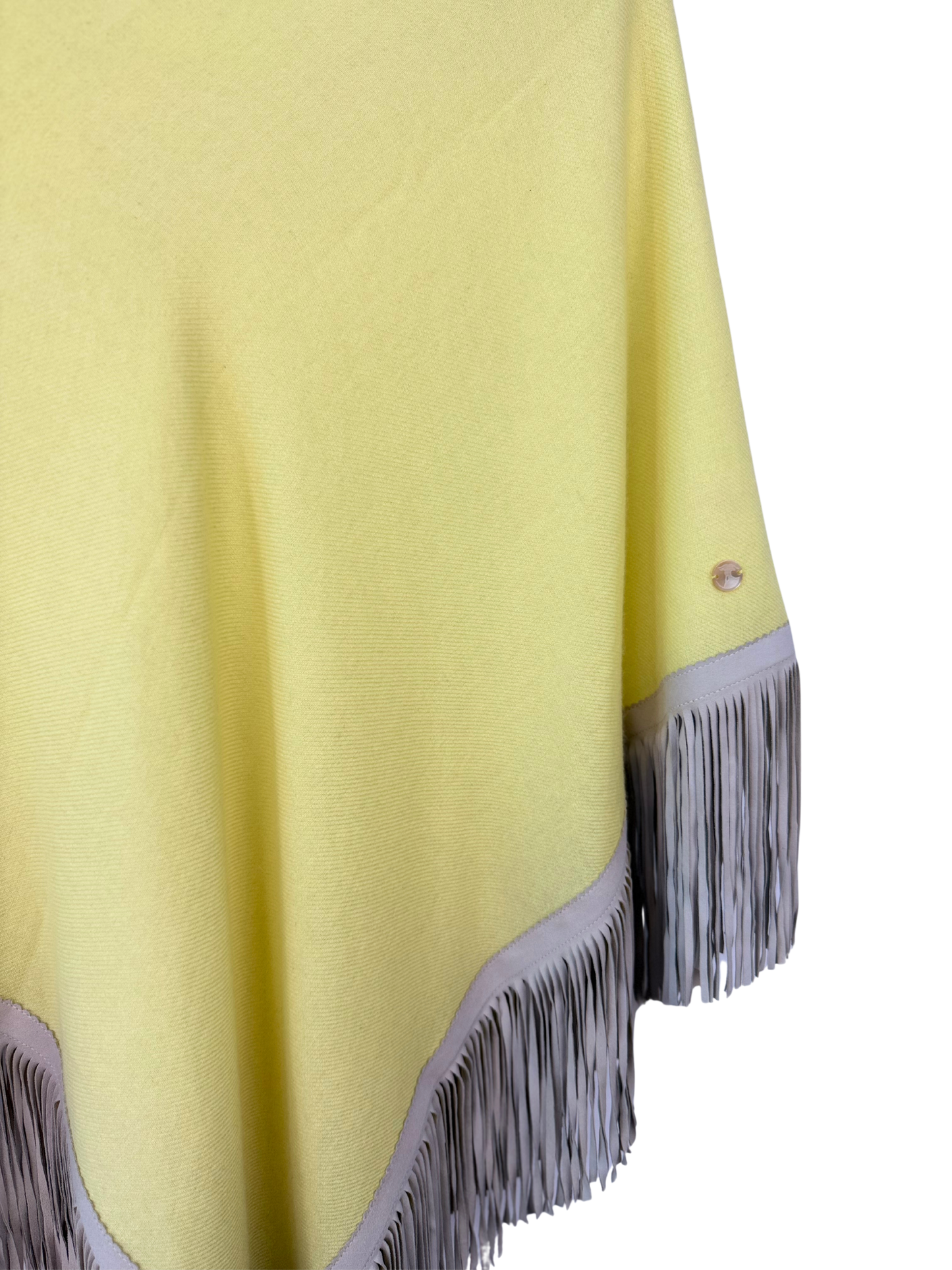 Classic Poncho Light Yellow