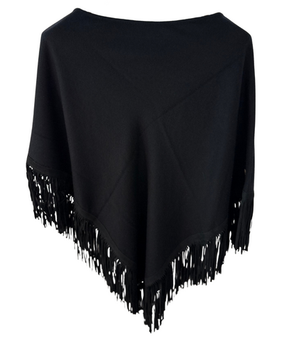 Classic Poncho Black
