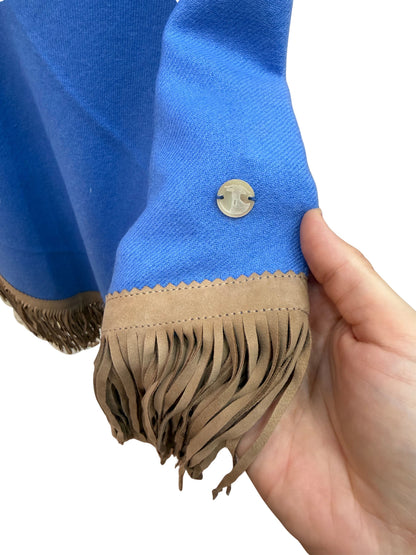 Classic Poncho Sky Blue