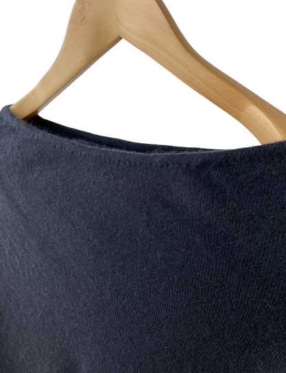 Classic Poncho Navy Blue