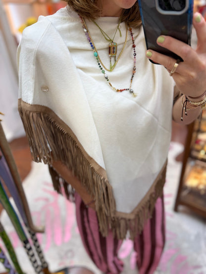 Classic Poncho White