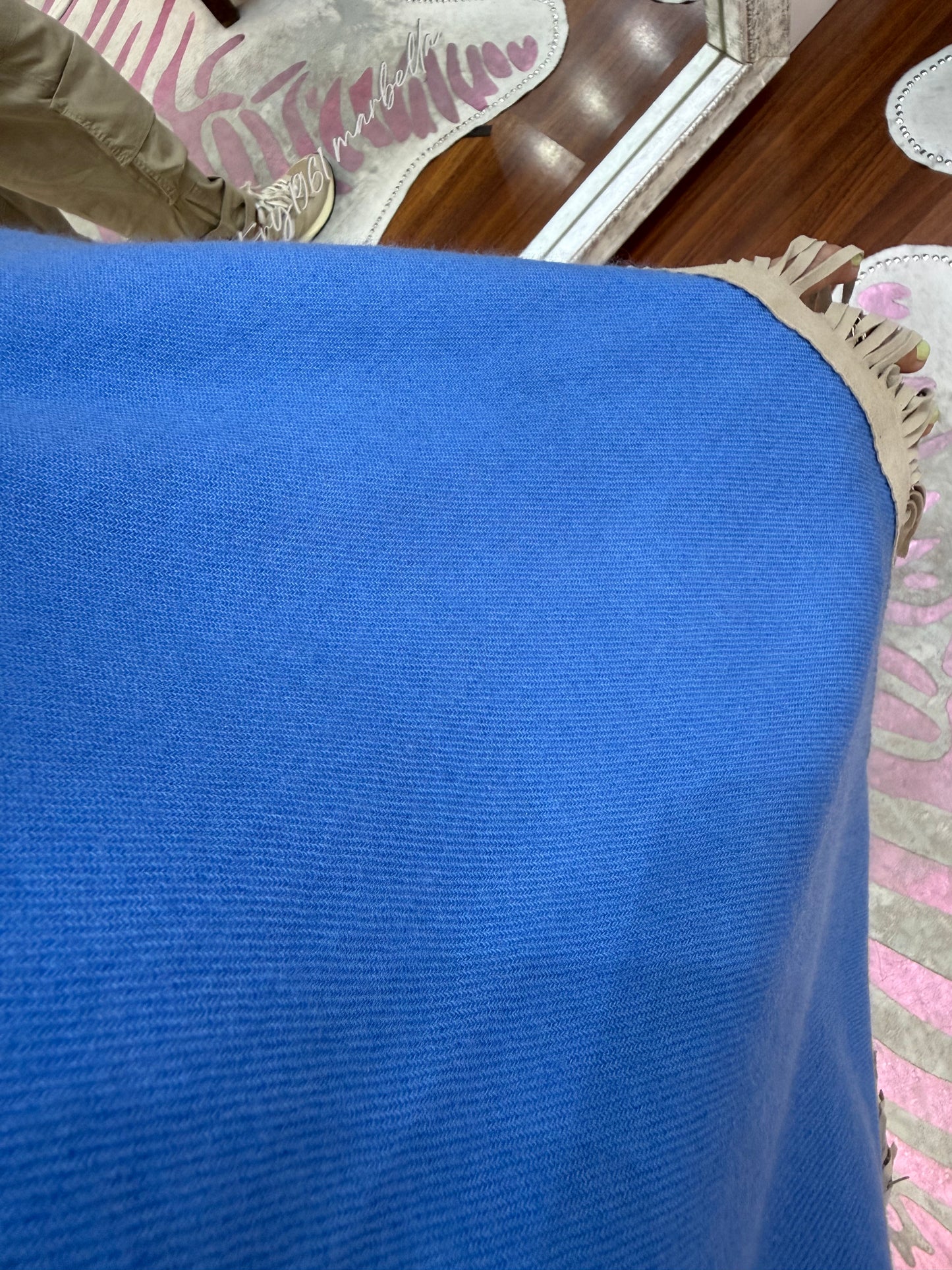 Classic Poncho Sky Blue