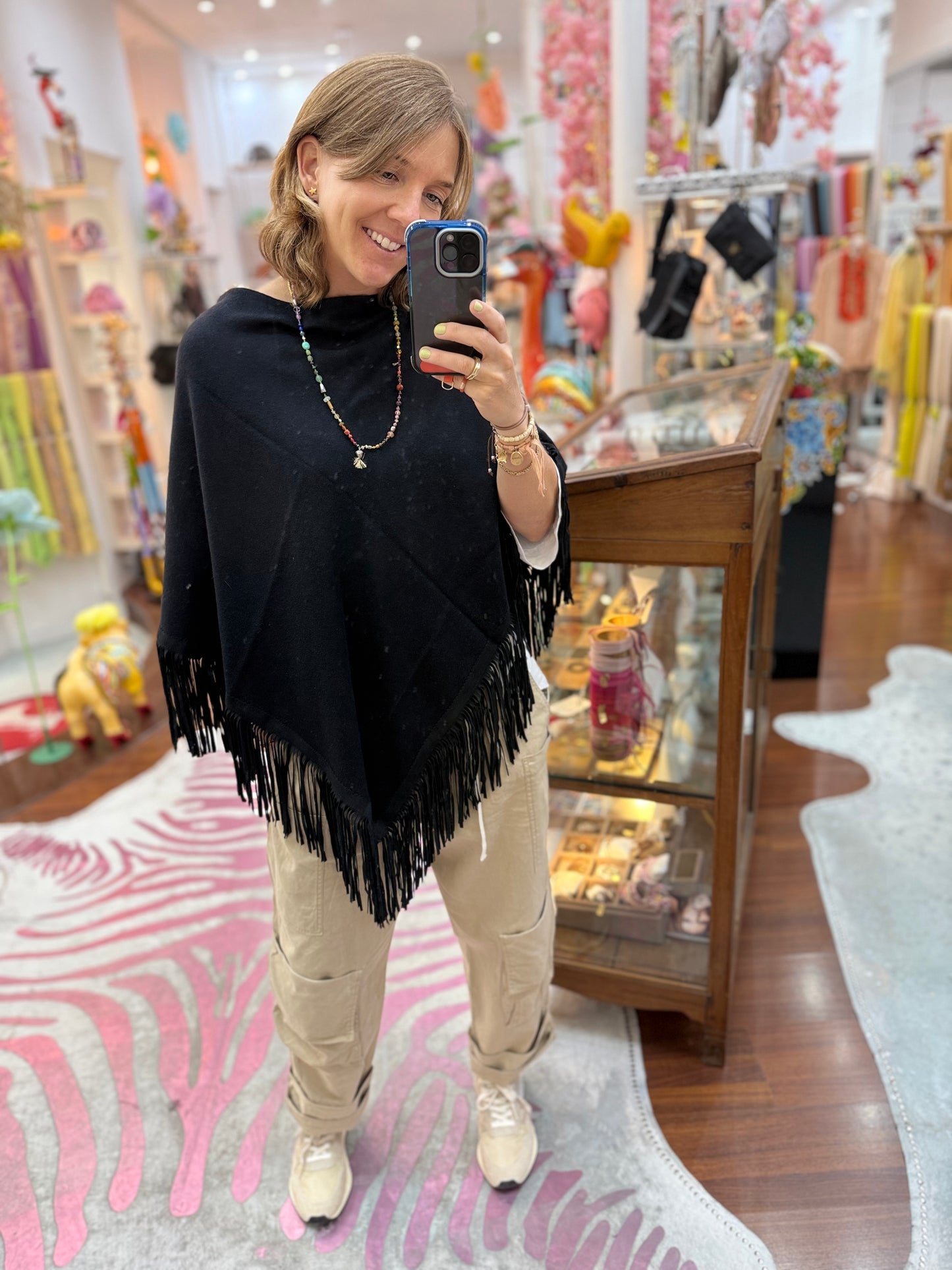 Classic Poncho Black