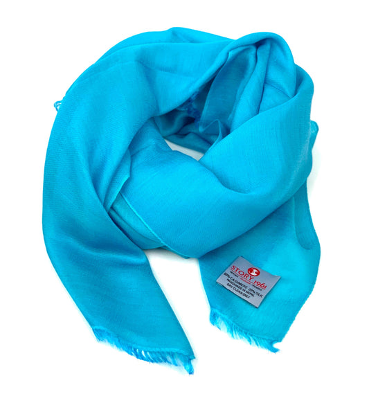 Waterpashmina Scarf Blue Turquoise