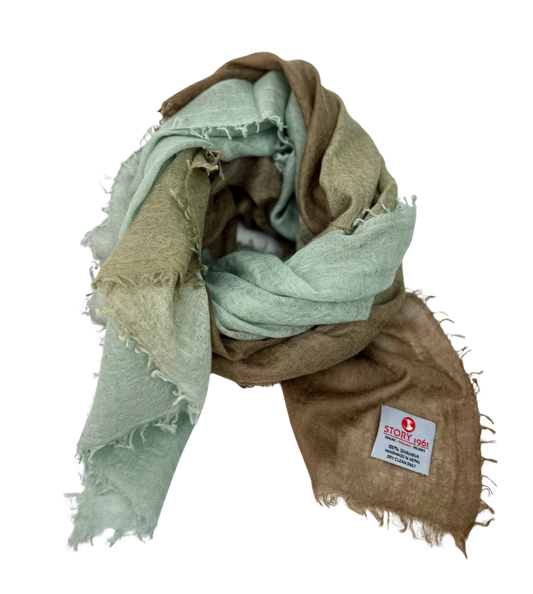 Shamina Brown / Taupe / Mint Green