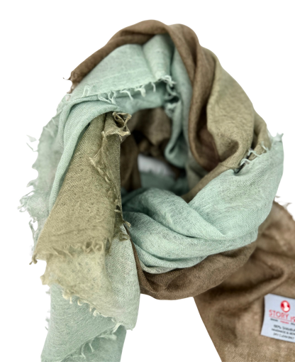 Shamina Brown / Taupe / Mint Green