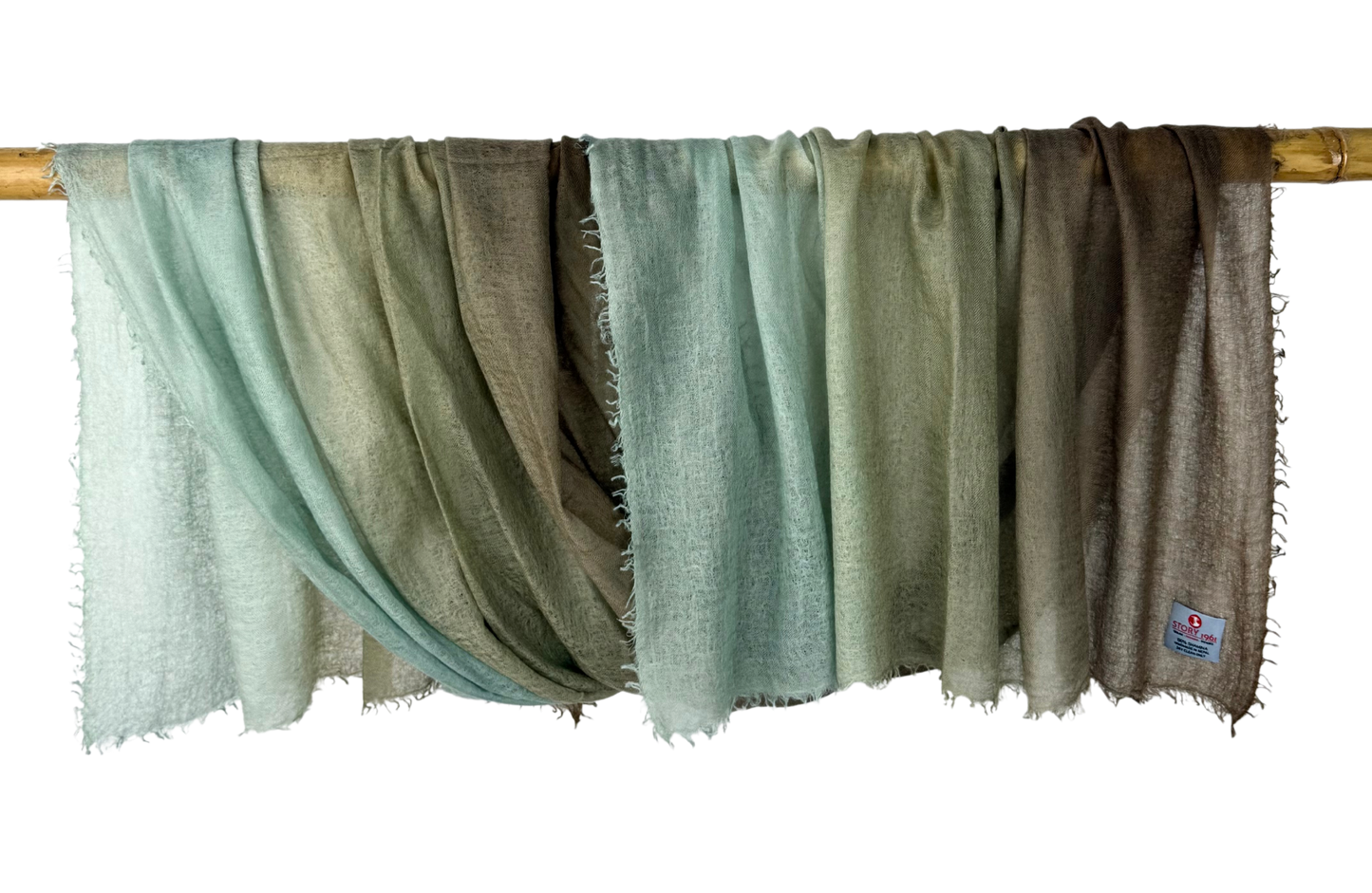 Shamina Brown / Taupe / Mint Green