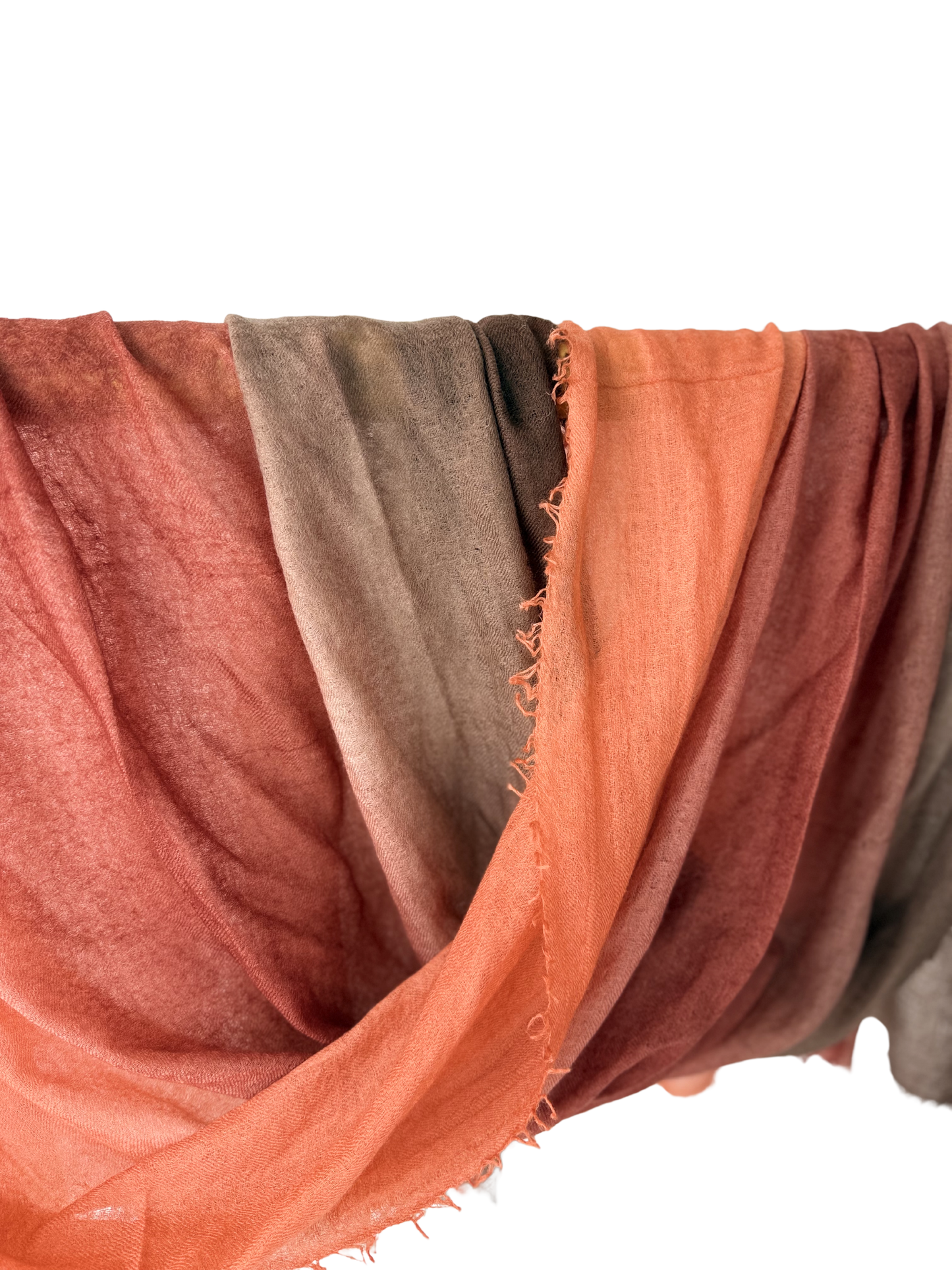 Shamina 100% finest Baby Cashmere Brown / Red / Orange