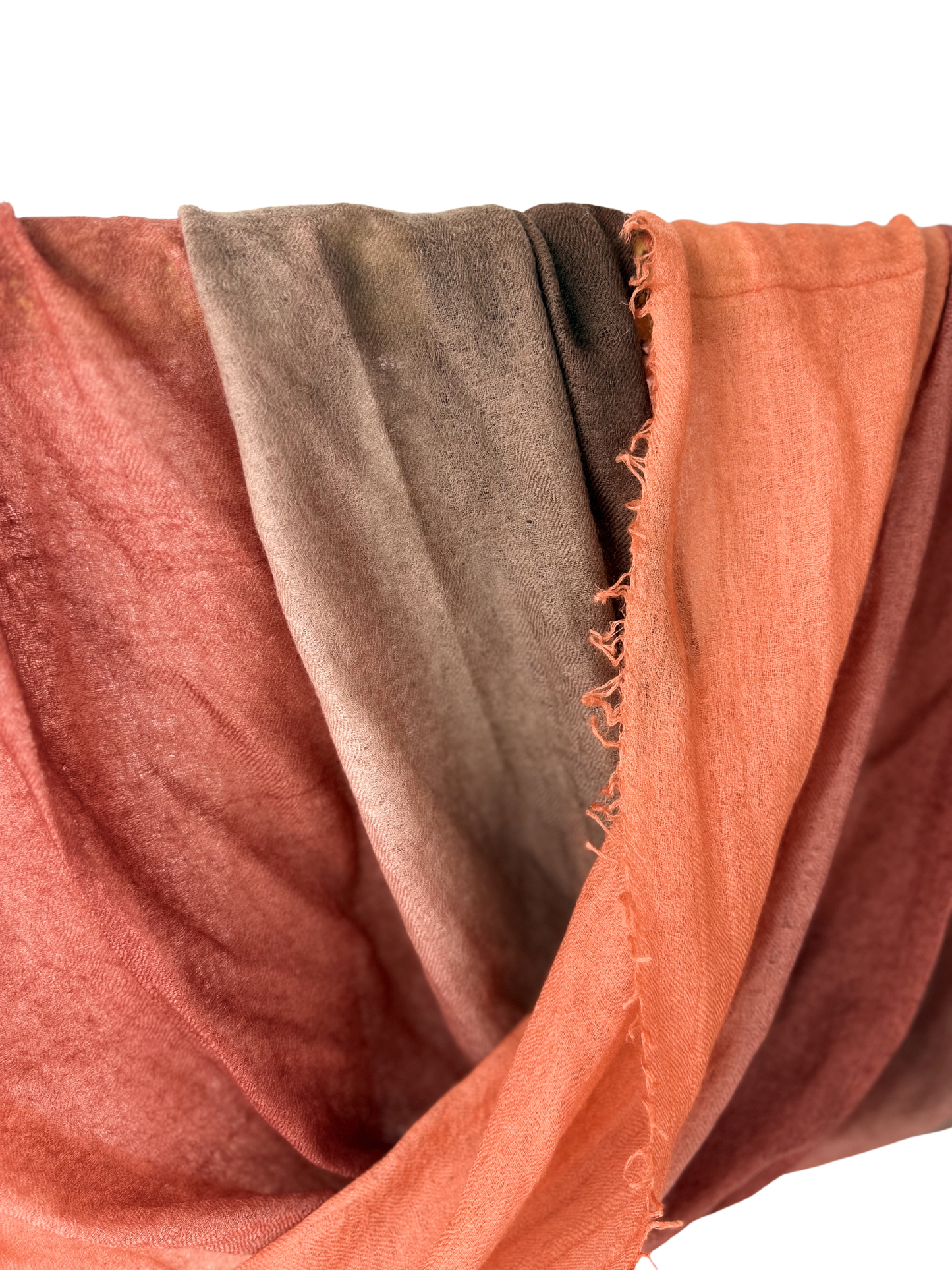 Shamina 100% finest Baby Cashmere Brown / Red / Orange