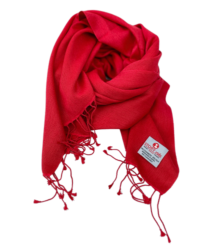 Genuine Scarf Tomato Red