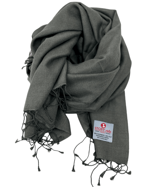 Genuine Scarf Steel Grey