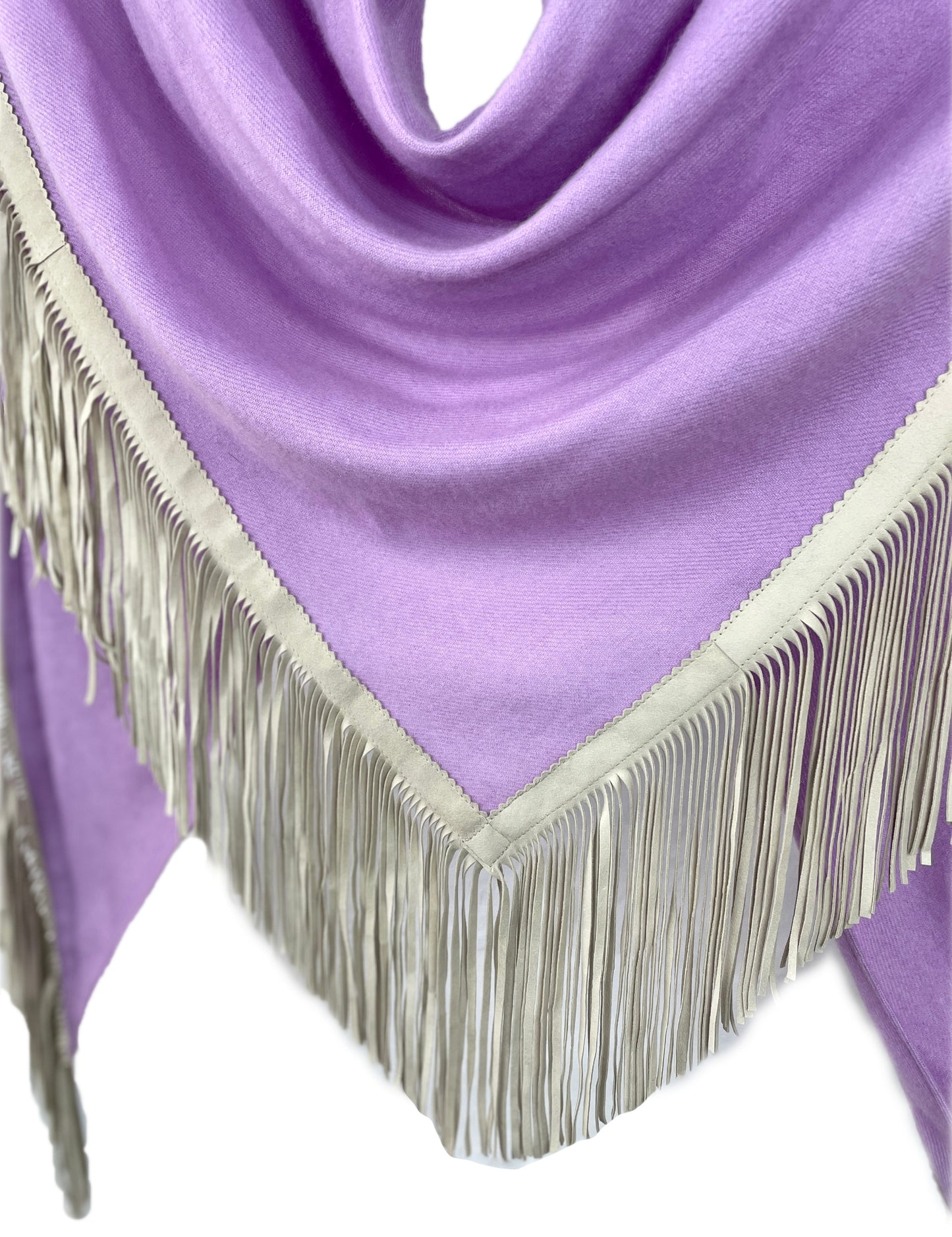 Open Poncho Lilac