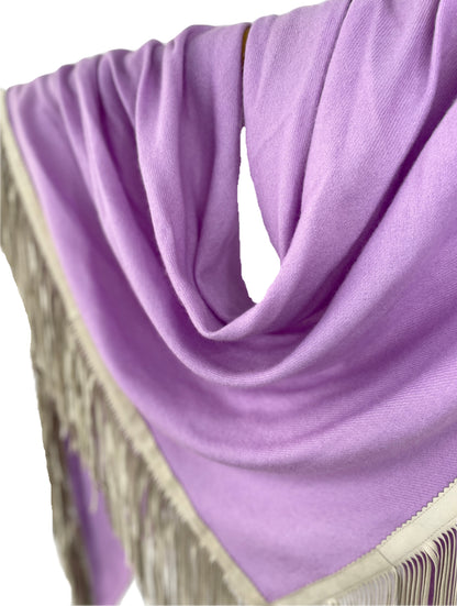 Open Poncho Lilac