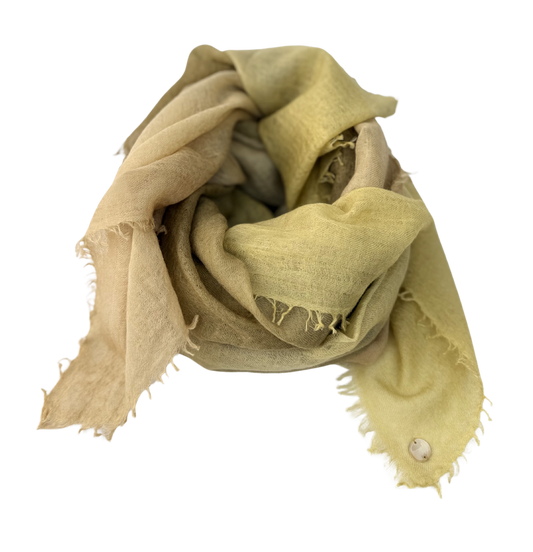 Shamina 100% finest Baby Cashmere Green / Camel / Kaki
