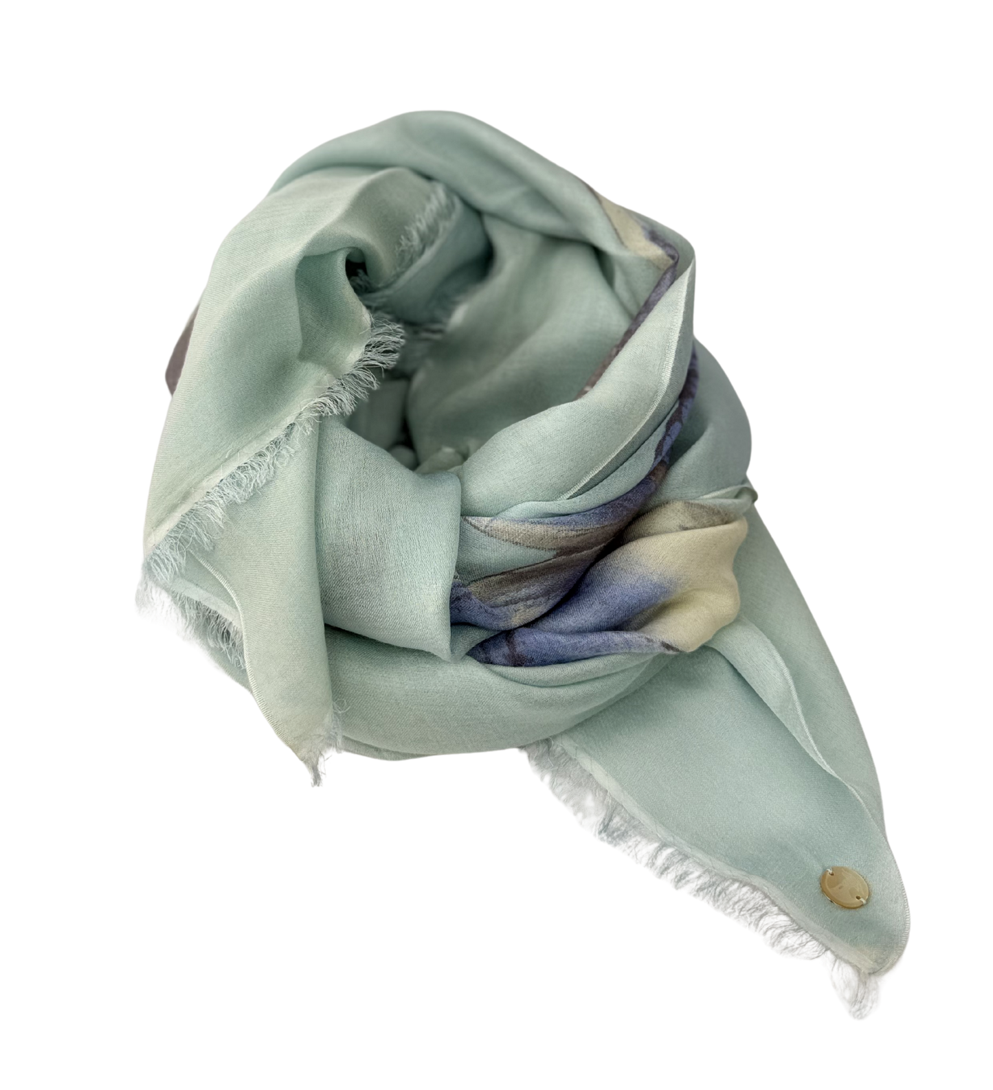 Waterpashmina Scarf Butterfly Blue