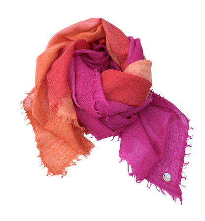 Shamina 100% finest Baby Cashmere Pink / Red / Orange