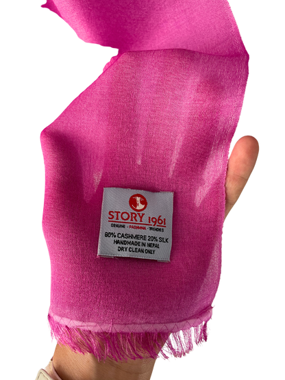 Waterpashmina Scarf Pink meets Purple