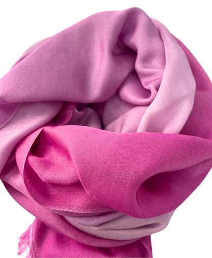 Waterpashmina Scarf Pink meets Purple