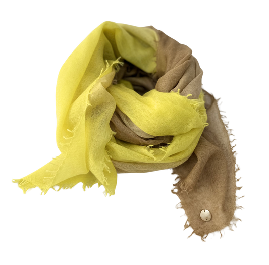 Shamina 100% finest Baby Cashmere  Yellow / Camel / Mocca