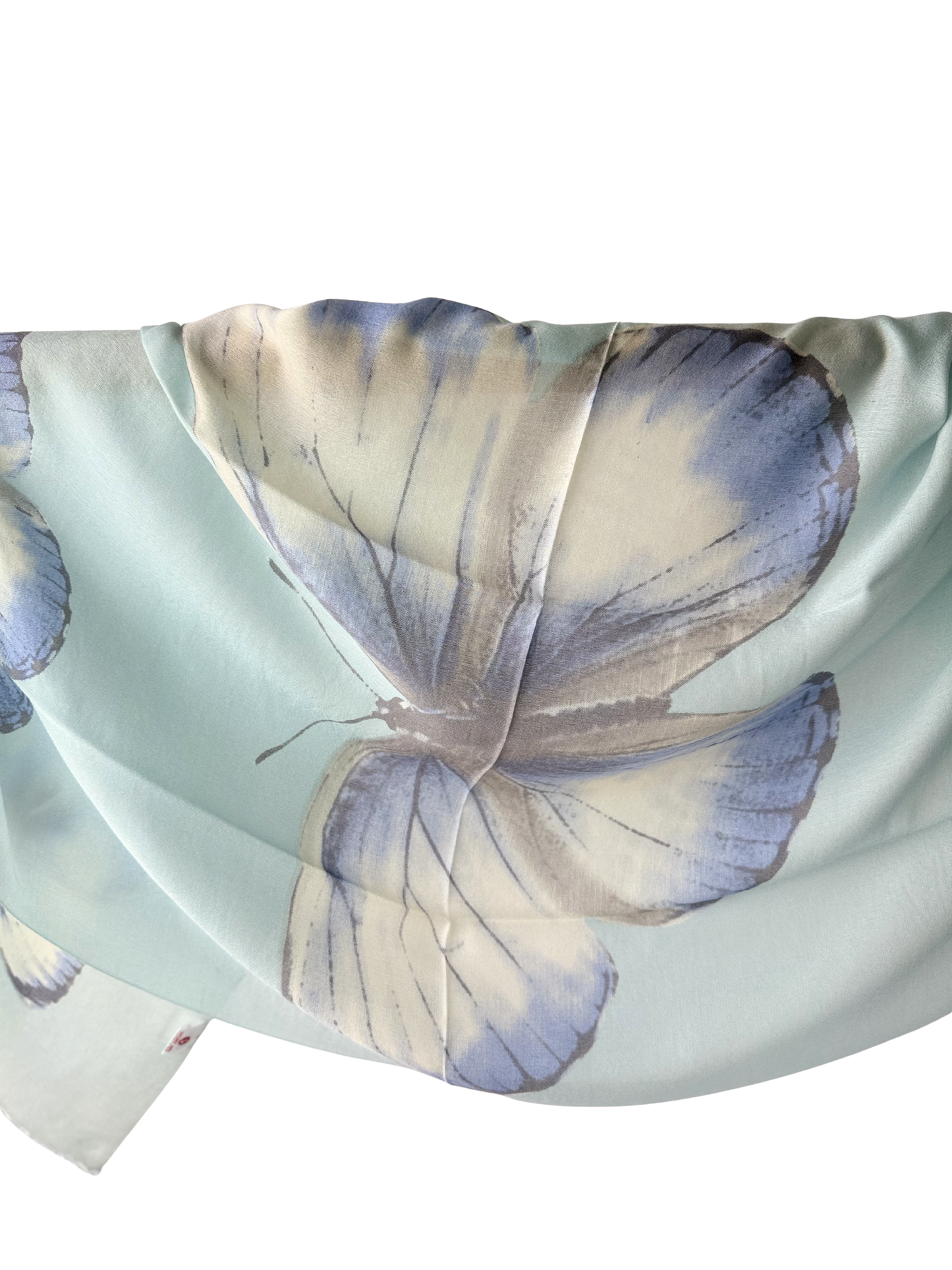 Waterpashmina Scarf Butterfly Blue