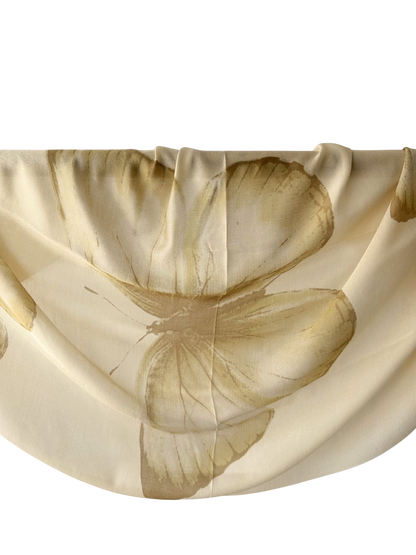 Waterpashmina Scarf Butterfly Beige